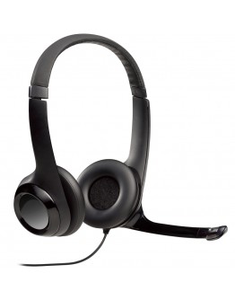 LOGITECH H390 Corded Headset - BLACK -