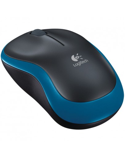 LOGITECH M185 Wireless Mouse - BLUE -