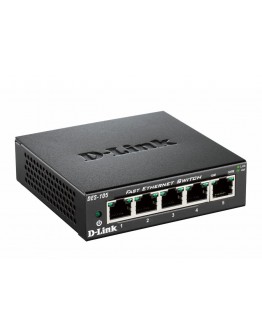 D-Link 5-port 10/100 Metal Housing Desktop Switch