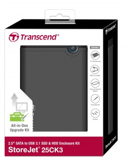 Transcend 0GB StoreJet 2.5 conversion kit, Rubber 