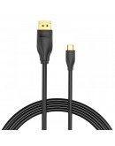 Vention кабел Cable Type-C to DisplayPort - 1.5m 8K Black - CGYBG