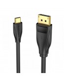 Vention кабел Cable Type-C to DisplayPort - 1.5m 8K Black - CGYBG