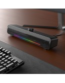 Тонколона Onikuma L16, 2x5W, Bluetooth, USB, RGB, Черен - 22218