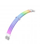 1stPlayer удължителен кабел Extension Modding Cable PCIe 6+2PIN Addressable RGB White - NC2-8P-WH