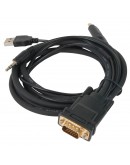 VCom кабел VGA M / HDMI M - CG493A-1.8m