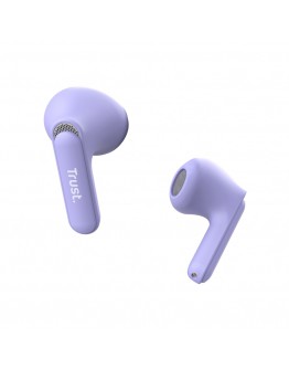 TRUST Yavi Bluetooth ENC Earphones Purple