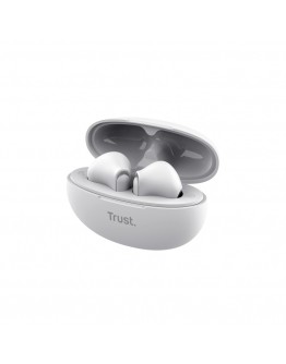 TRUST Yavi Bluetooth ENC Earphones White