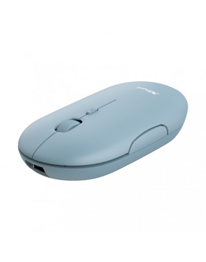 TRUST Puck Wireless & BT Rechargeable Mouse Blue