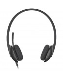 LOGITECH H340 Corded Headset - BLACK -