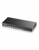 ZyXEL GS1900-8HP, 8-port GbE L2 PoE Smart Switch, 