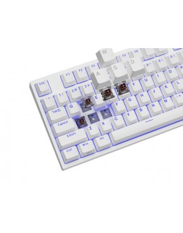 Genesis Gaming Keyboard Thor 404 TKL White RGB Bac