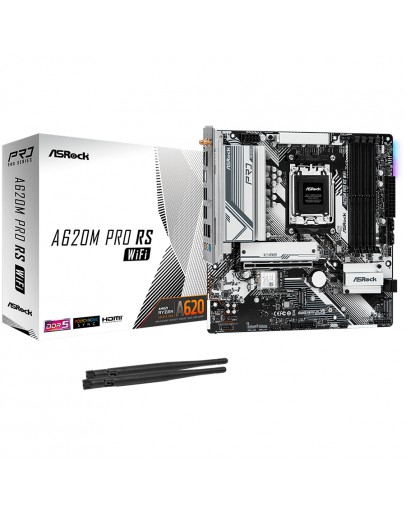 ASROCK Main Board Desktop AM5 A620 4 x DDR5 1 x