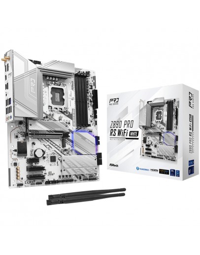 ASROCK Z890 Pro RS WiFi White ATX LGA1851