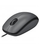 LOGITECH M100 Corded Mouse - BLACK -