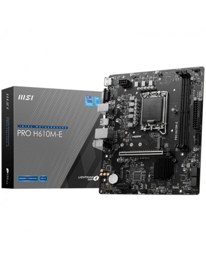 MSI PRO H610M-E, mATX, LGA 1700, Dual Channel