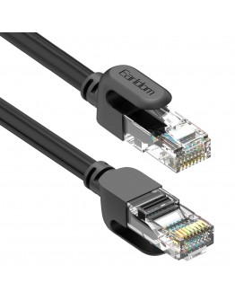 Кабел Earldom ET-NW1 LAN - LAN, CAT6 UTP, 3м, Черен - 18388