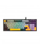 Marvo геймърска клавиатура Gaming Keyboard Soldat S50B - Rainbow, 98 keys - MARVO-K638B