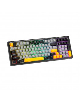 Marvo геймърска клавиатура Gaming Keyboard Soldat S50B - Rainbow, 98 keys - MARVO-K638B