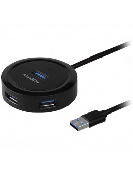 AXAGON HUE-P1A 4x USB3.2 Gen 1 ROUND hub, micro