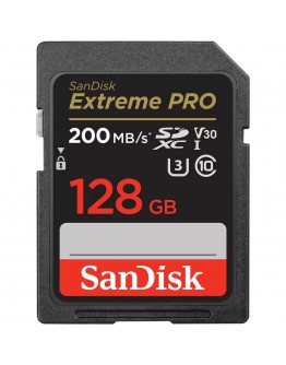 SanDisk Extreme PRO 128GB SDXC Memory Card + 2