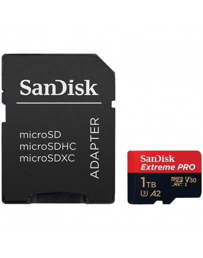 SanDisk Extreme PRO microSDXC 1TB + SD Adapter +