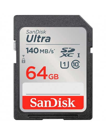 SanDisk Ultra 64GB SDXC Memory Card 140MB/s, EAN: