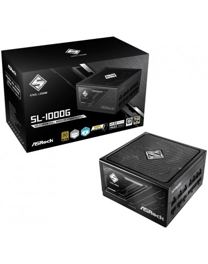 Asrock SL-1000G, 1000W, 80 Plus GOLD, Fully