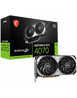 MSI Video Card Nvidia RTX 4070 VENTUS 2X E1 12G