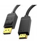 Vention кабел Cable DisplayPort to HDMI 3.0m - 4K, Gold Plated - HFOBI