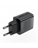 Acefast Универсално зарядно за стена Charger Wall GaN Quick Charge 18W - A90 - USB-A x 1, Black