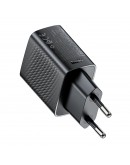 Acefast Универсално зарядно за стена Charger Wall GaN PD 30W - A98 - USB-C x 1, USB-A x 1, Black