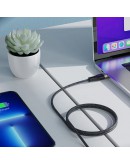 Acefast Кабел USB-C to USB-C Cable 60W MAGNETIC 1.2m - C11-03 - Black