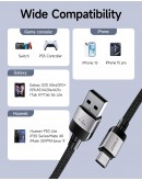 Acefast Кабел USB-A to USB-C Cable 60W 1.2m - C9-04 - Black