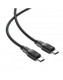 Acefast Кабел USB-C to USB-C Cable 60W Silicone braid 1.2m - C10-03 - Black