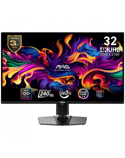 Монитор MSI MAG 321UPX QD-OLED Gaming Monitor, 32