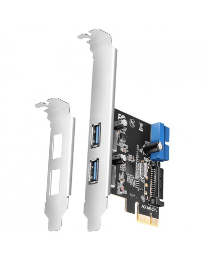 AXAGON PCEU-232RS PCIe card - 2+2x USB 5Gbps