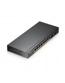 ZyXEL GS1900-10HP v2, 8-port GbE L2 PoE Smart Swit