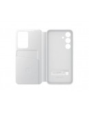 Samsung S24 Smart View Wallet Case White