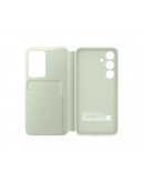 Samsung S24 Smart View Wallet Case Light Green