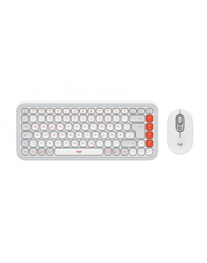 Logitech Pop Icon Combo - White - US INTL - BT - N