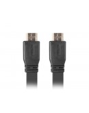 Lanberg HDMI M/M V2.0 cable 0.5m, 4K flat, black