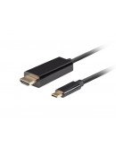 Lanberg USB-C (M) -> HDMI (M) cable 3m 4K 60Hz, bl