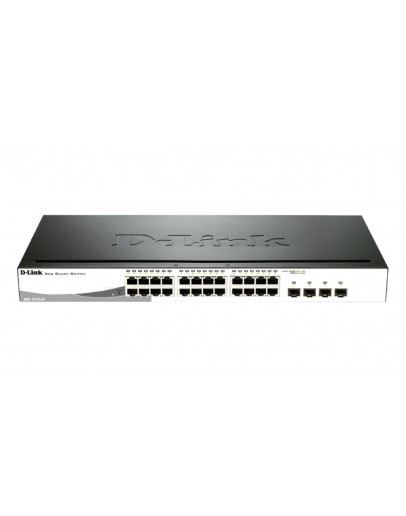 D-Link 24-port 10/100/1000 Gigabit Smart Switch + 