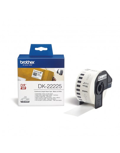 Brother DK-22225 White Continuous Length Paper Tap