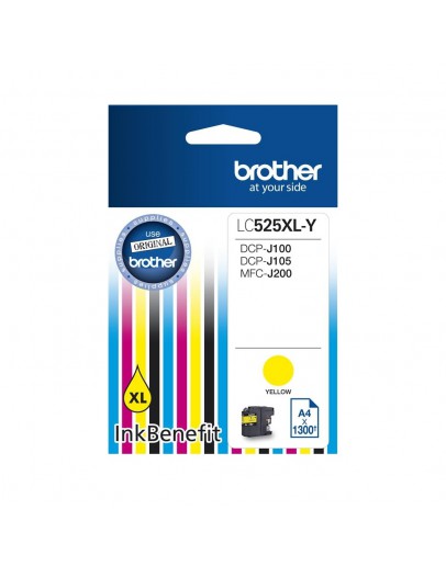 Brother LC-525 XL Yellow Ink Cartridge High Yield