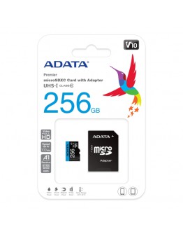 ADATA 256GB MicroSDXC UHS-I CLASS 10 (with adapter