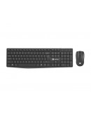 Natec Set 2 in 1 Keyboard Black Squid + Mouse Wire