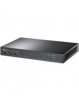 8-port 10/100Mbps Unmanaged PoE switch with 2