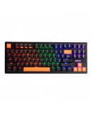 Marvo механична геймърска клавиатура Gaming Mechanical keyboard 87 keys, Orange caps TKL - KG901C