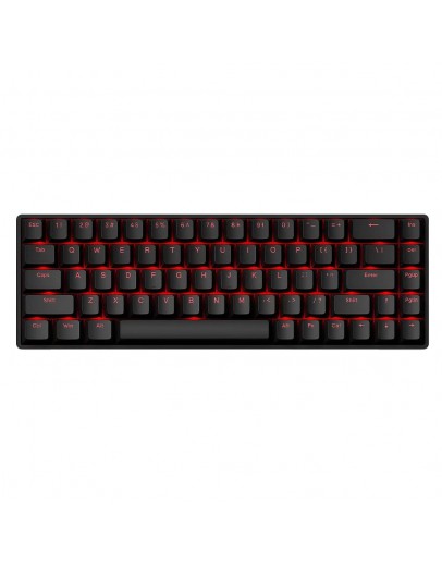 Madlions професионална геймърска механична клавиатура Professional Gaming Mechanical Keyboard FIRE 68 PRO - 8K, Gateron Magnetic Jade Switches, RGB - Black